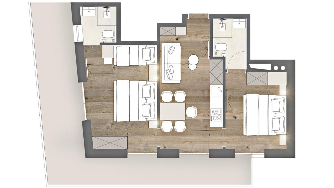 A4 Alma Alpin Appartments Ишгль Экстерьер фото